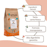 Crocchette con Maiale fresco, Patate e Zucca per Adulto