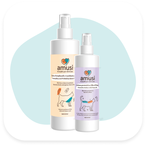Prodotti cosmetici per gatti amusi