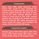 Crocchette con Manzo fresco, Patate e Piselli per Adulto