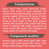 Crocchette con Manzo fresco, Patate e Piselli per Adulto
