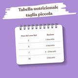 tabella nutrizionale biscotti