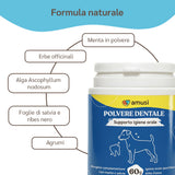 Polvere Dentale per il controllo di placca e tartaro